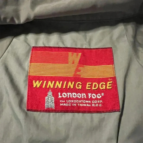 Vintage London Fog Winning Edge Men's Beige Bomber Jacket Casual Zip-Up - Picture 4 of 11